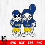 Toledo Rockets Jack Skellington And Pennywise Football Svg Eps Dxf Png File, NCAA svg, Digital Download, Instant Download