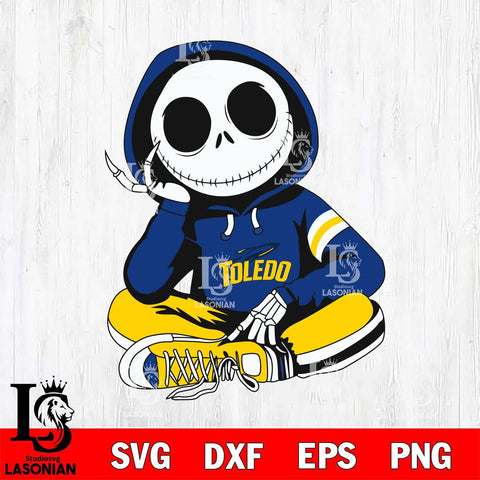 Toledo Rockets Jack Skellington halloween Svg Eps Dxf Png File, NCAA svg, Digital Download, Instant Download