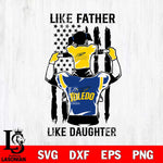 Toledo Rockets Like Father Like Daughter Svg Eps Dxf Png File, Digital Download, Instant Download