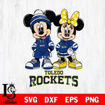 Toledo Rockets Mickey Minnie Rugby Hoodie Svg Eps Dxf Png File, NCAA svg , File Cut , Digital Download , Instant Download, Cut Svg Files