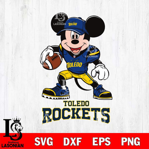 Toledo Rockets Mikey Mouse Disney, Svg Eps Dxf Png File, Digital Download