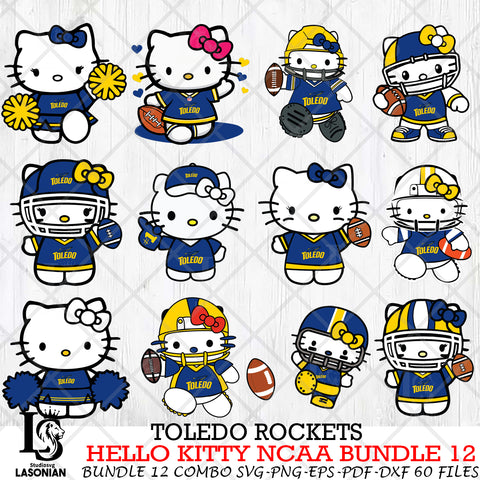 Toledo Rockets NCAA Bundle 12 Svg Eps Dxf Png File, NCAA svg, Digital Download, Instant Download