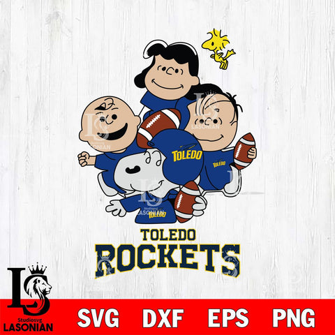 Toledo Rockets Snoopy Sport 4 Svg Eps Dxf Png File, Digital Download