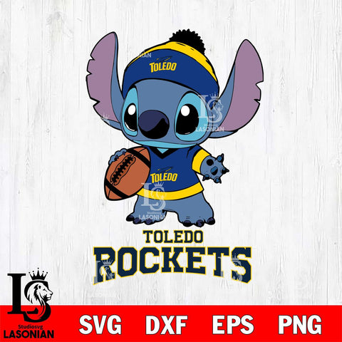 Toledo Rockets Stitch Disney, Svg Eps Dxf Png File, Digital Download