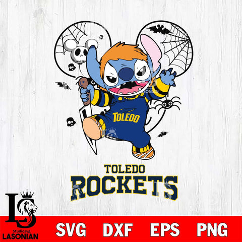 Toledo Rockets Stitch Michael Halloween Svg Eps Dxf Png File, Digital Download, Instant Download