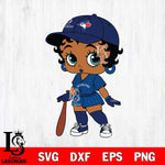 Toronto Blue Jays Betty Boop MLB 7 Svg Eps Dxf Png File, MLB svg, Digital Download, Instant Download