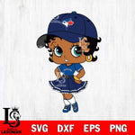 Toronto Blue Jays Betty Boop MLB 8 Svg Eps Dxf Png File, MLB svg, Digital Download, Instant Download