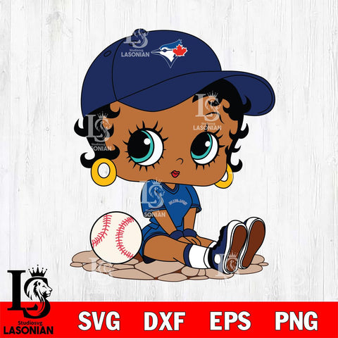 Toronto Blue Jays Betty Boop MLB 9 Svg Eps Dxf Png File, MLB svg, Digital Download, Instant Download