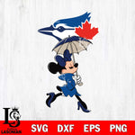 Toronto Blue Jays Fancy Minnie Svg Eps Dxf Png File, Digital Download, Instant Download