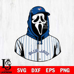 Toronto Blue Jays Ghostface 4 Svg Eps Dxf Png File, Digital Download, Instant Download