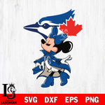 Toronto Blue Jays Glamorous Minnie Svg Eps Dxf Png File, Digital Download, Instant Download