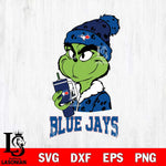 Toronto Blue Jays Grinch Bougie Leopard Svg Eps Dxf Png File, Digital Download, Instant Download