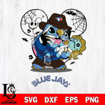 Toronto Blue Jays Stitch Freddy Krueger Halloween Svg Eps Dxf Png File, Digital Download, Instant Download