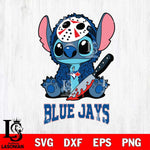 Toronto Blue Jays Stitch Jason Voorhees Svg Eps Dxf Png File, MLB svg, Digital Download, Instant Download