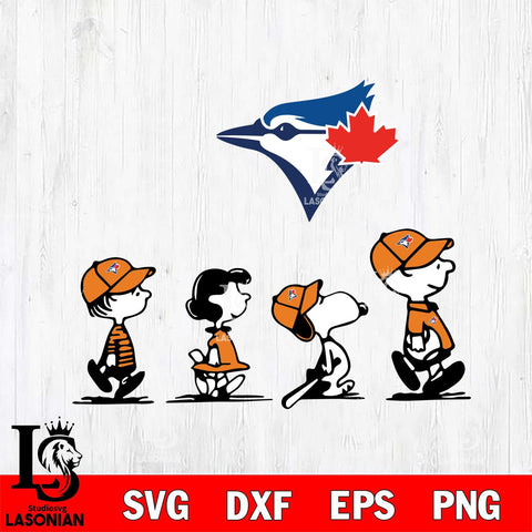 Toronto Blue Jays snoopy Svg Eps Dxf Png File, Digital Download, Instant Download