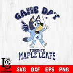 Toronto Maple Leafs Bluey Game Day Svg Eps Dxf Png File, Digital Download, Instant Download