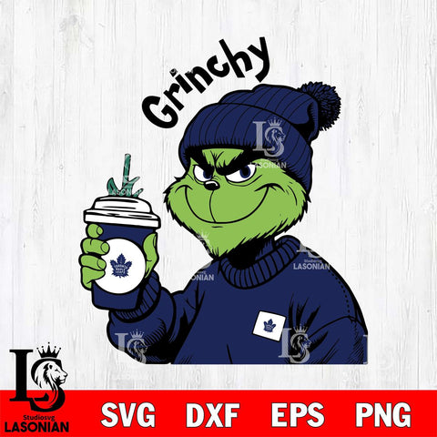 Toronto Maple Leafs Boujee Grinch 10 Svg Eps Dxf Png File, Digital Download, Instant Download