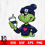 Toronto Maple Leafs Boujee Grinch 11 Svg Eps Dxf Png File, Digital Download, Instant Download