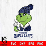 Toronto Maple Leafs Grinch Cofffe Christmas Cut Files, Cricut,Christmas Svg Dxf Eps Png file , Digital Download