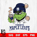 Toronto Maple Leafs Grinch Cofffe Hoodie Cut Files, Cricut,Christmas Svg Dxf Eps Png file , Digital Download