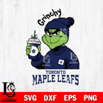 Toronto Maple Leafs Grinchy Bougie Christmas Cut Files, Cricut,Christmas Svg Dxf Eps Png file , Digital Download