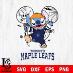 Toronto Maple Leafs Stitch Michael Halloween Svg Eps Dxf Png File, Digital Download, Instant Download