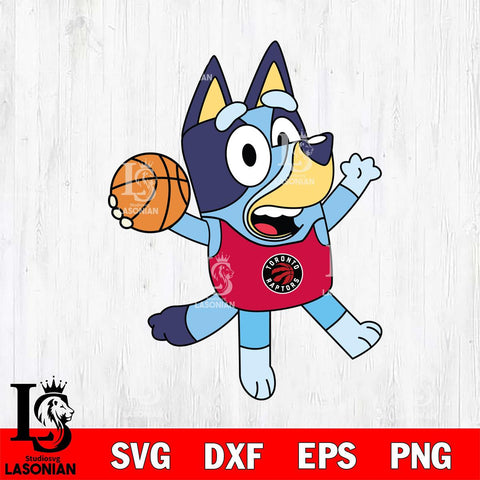 Toronto Raptors Bluey sport 3 Svg Eps Dxf Png File, Digital Download, Instant Download