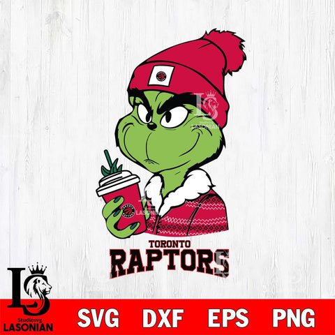 Toronto Raptors Boujee Grinch Christmas Cut Files Cricut, Svg Dxf Eps Png file , Silhouette