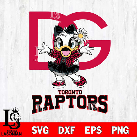 Toronto Raptors Dolce And Gabbana Daisy Duck Disney Svg Eps Dxf Png File, Digital Download, Instant Download