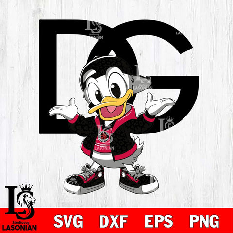 Toronto Raptors Dolce And Gabbana Donald Duck Disney Svg Eps Dxf Png File, Digital Download, Instant Download