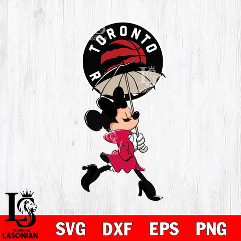 Toronto Raptors Fancy Minnie Svg Eps Dxf Png File, Digital Download, Instant Download