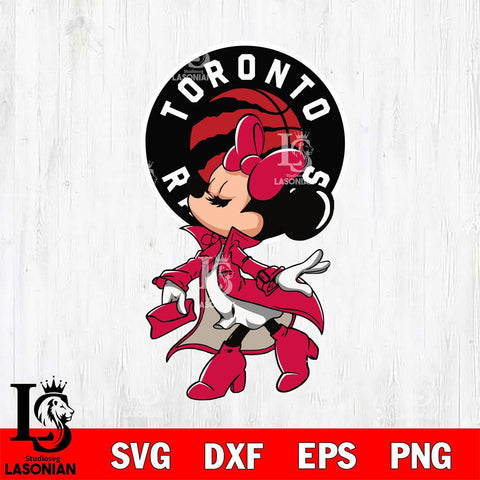 Toronto Raptors Glamorous Minnie Svg Eps Dxf Png File, Digital Download, Instant Download