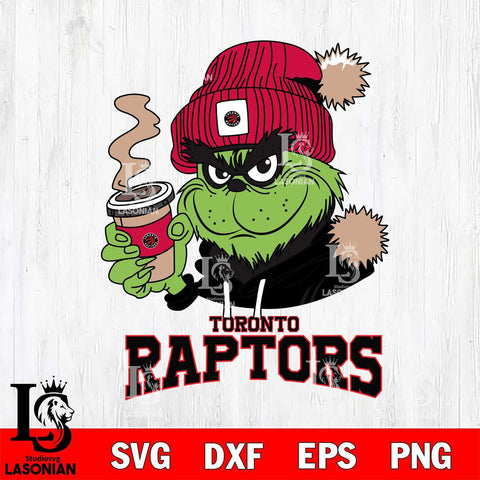 Toronto Raptors Grinch Cofffe Hoodie Cut Files Cricut, Svg Dxf Eps Png file , Silhouette