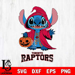 Toronto Raptors Stitch Horror Svg Eps Dxf Png File, NBA svg, Digital Download, Instant Download