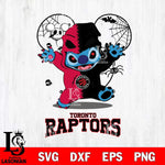 Toronto Raptors Stitch Horror Halloween 2 Svg Eps Dxf Png File, Digital Download, Instant Download