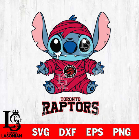 Toronto Raptors Stitch Mummy Svg Eps Dxf Png File, NBA svg, Digital Download, Instant Download