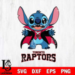 Toronto Raptors Stitch Vampire halloween Svg Eps Dxf Png File, NBA svg, Digital Download, Instant Download