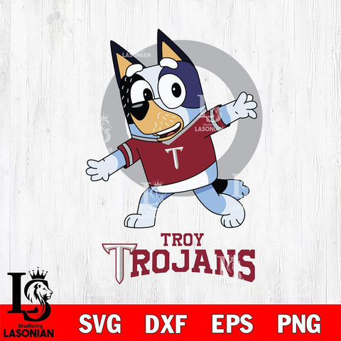 Troy Trojans Bandit Heeler Rugby Svg Eps Dxf Png File, Digital Download ,Instant Download, Cricut File