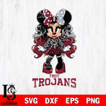 Troy Trojans Beauty Minnie Mouse Svg Eps Dxf Png File, Digital Download, Instant Download