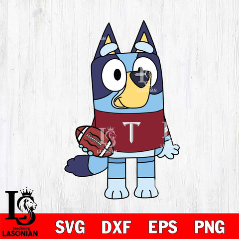 Troy Trojans Bluey 2 Svg Eps Dxf Png File, Digital Download, Instant Download