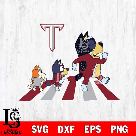 Troy Trojans Bluey 6 Svg Eps Dxf Png File, Digital Download, Instant Download