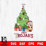 Troy Trojans Bluey Chilli Christmas Tree Svg Eps Dxf Png File, Digital Download