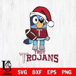 Troy Trojans Bluey Christmas Svg Eps Dxf Png File, Digital Download