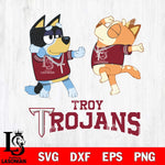 Troy Trojans Bluey Dance Svg Eps Dxf Png File, Digital Download, Instant Download