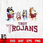 Troy Trojans Bluey Dance Mode Squats Svg Eps Dxf Png File, Digital Download, Instant Download