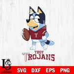 Troy Trojans Bluey Football Sport Svg Eps Dxf Png File, Digital Download ,Instant Download, Cricut File