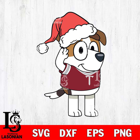 Troy Trojans Bluey Jack Christmas Svg Eps Dxf Png File, Digital Download, Instant Download