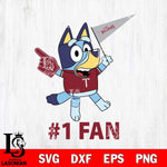 Troy Trojans Bluey #1 Fan Svg Eps Dxf Png File,NCAA Svg Files,Bluey svg ,Digital Download ,Instant Download, Cricut File