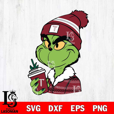 Troy Trojans Boujee Grinch Svg Eps Dxf Png File, Digital Download, Instant Download