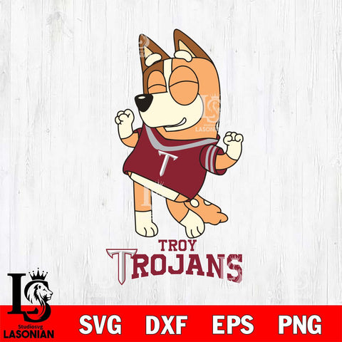 Troy Trojans Chilli Dance Sport Svg Eps Dxf Png File, Digital Download, Instant Download